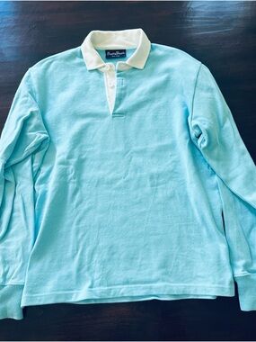 Rowing Blazers Light Blue Ametora double-knit Rugby